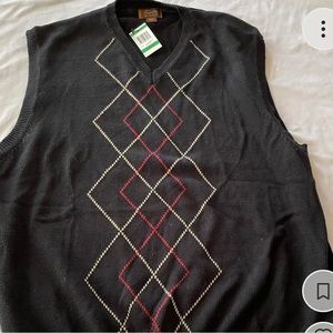 Tasso Elba NWT Sweater Vest, Sz L